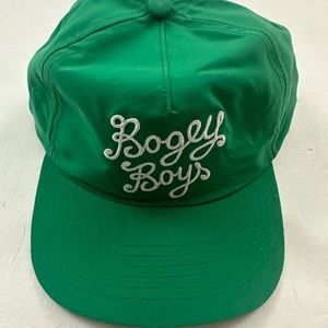 BNW/OT BOGEY BOYS Logo Adjustable Snapback Hat Cap Golf Green white